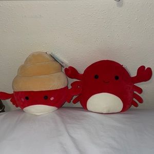 8” crab squishmallows